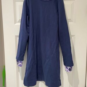 Kids Navy Blue Long Sleeve Shirt